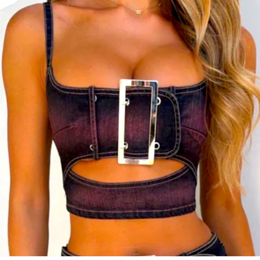 Stylish Black Crop Top